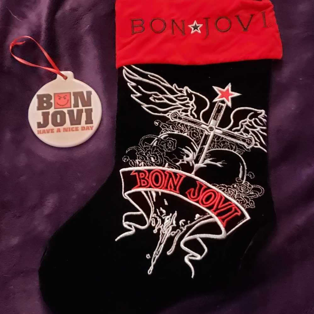 Bon Jovi Christmas Stocking & Ornament